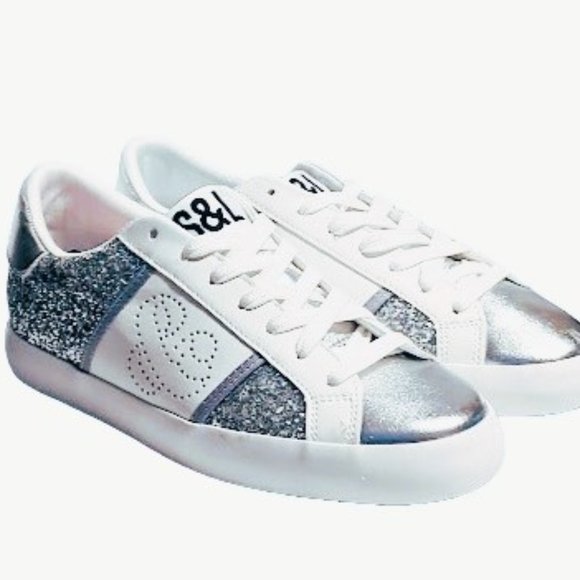 Sam & Libby Women's Alina Glitter Sneaker - Picture 2 of 8